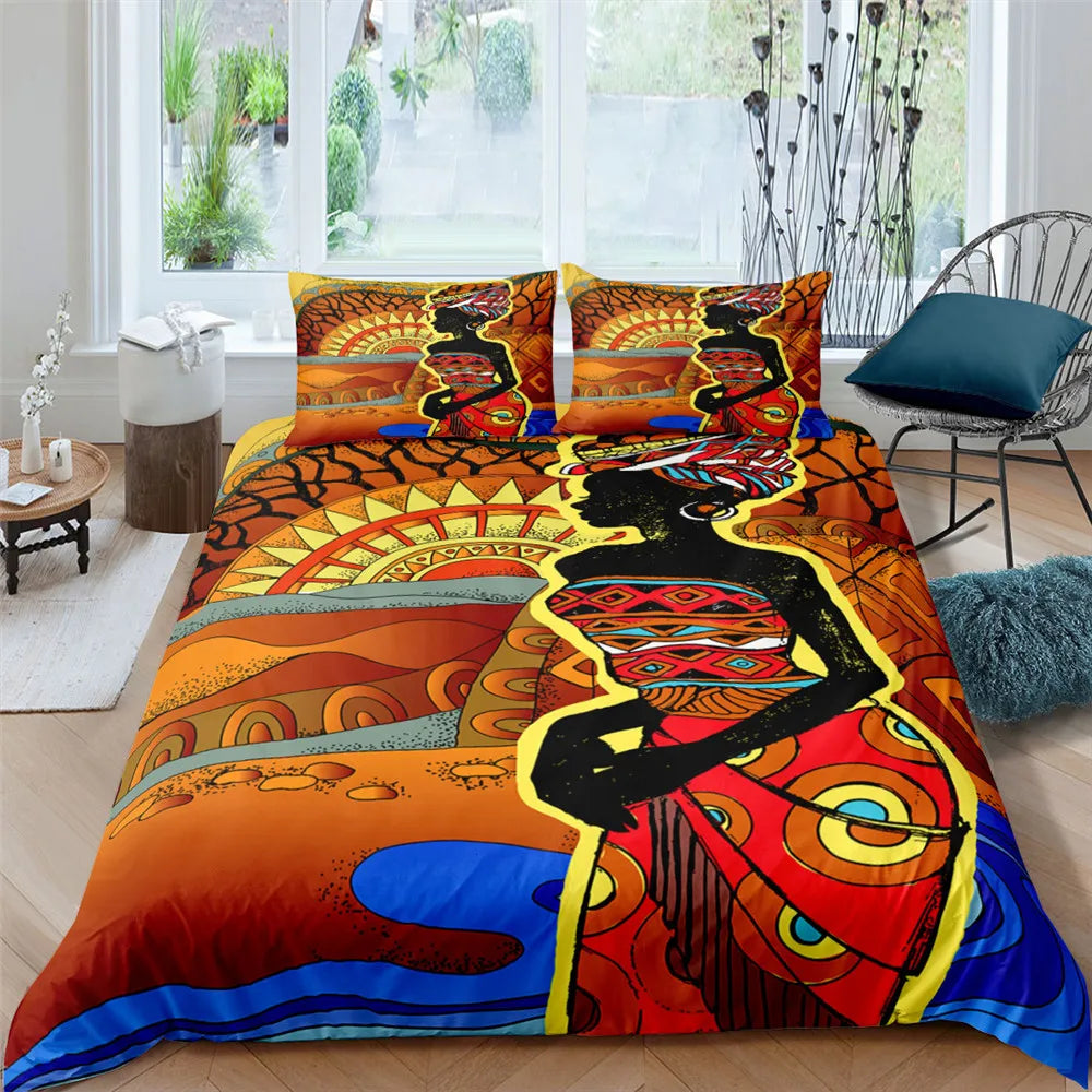 African Beauty Duvet Set