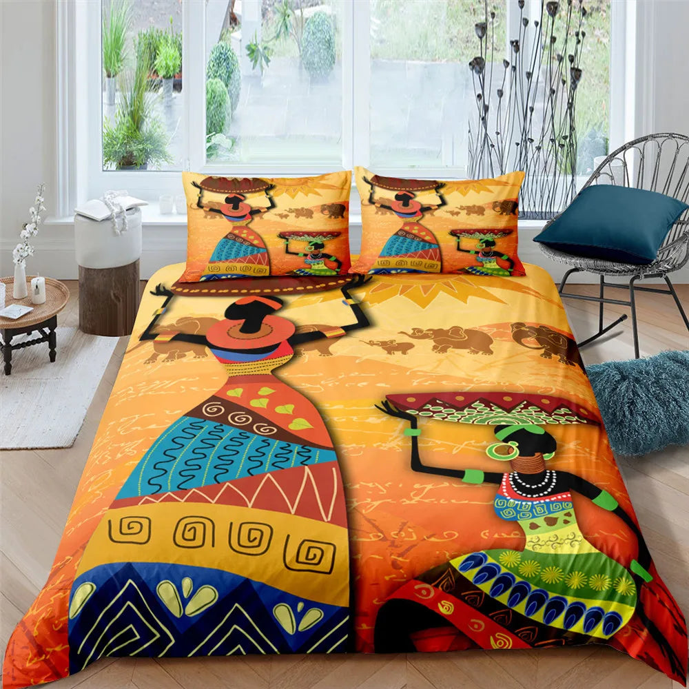 African Beauty Duvet Set